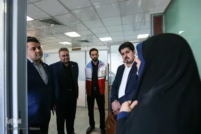 بازدید جوانان هلال احمر از ایکنا
