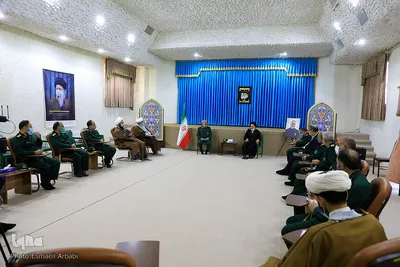 دیدار جانشین فرمانده کل سپاه پاسداران با حجت‌الاسلام عبادی