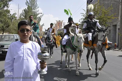 ورود نمادین کاروان حسینی به سرزمین کربلا
