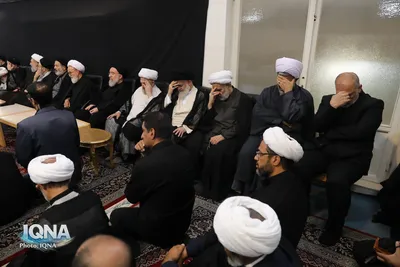 عزاداری روز شهادت امام رضا در دفتر مراجع