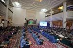 محفل انس با قرآن دانش‌آموزان شیرازی در سومین حرم اهل‌بیت علیهم السلام