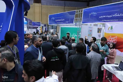 بازدید وزیر علوم، تحقیقات و فناوری از نمایشگاه جشنواره ملی حرکت در دانشگاه تبریز