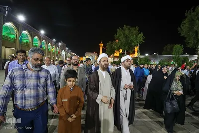 شب میلاد امام رضا در حرم شاهچراغ (ع)‎‎
