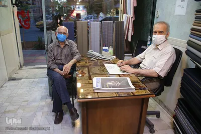 من ماسک می‌زنم