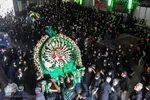 حسینیه ایران؛ آیین سنتی سنگ زنی و نخل گردانی در روستای علاء سمنان