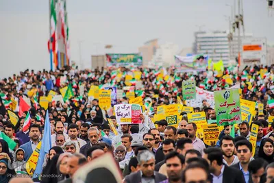 راهپیمایی چهلمین سالگرد پیروزی انقلاب اسلامی در بندرعباس