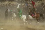 مراسم خیمه‌سوزان و مقتل‌خوانی در خمینی‌شهر اصفهان