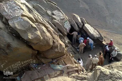 غار «حرا» در مکه مکرمه