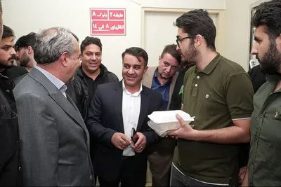 حضور استاندار آذربایجان شرقی در خوابگاه دانشجویان