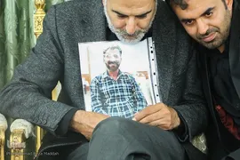 مراسم استقبال ازخانواده‌های شهدای شاهچراغ در مشهد مقدس