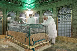 آیین غبارروبی مضجع مطهر رضوی