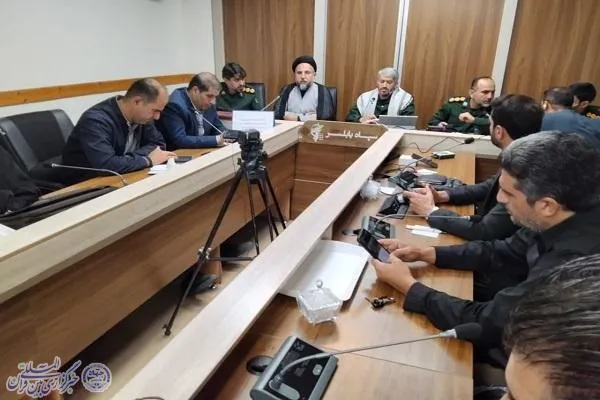 نشست خبری فرمانده ناحیه مفاومت بسیج شهرستان بابلسر با خبرنگاران و اصحاب رسانه