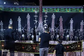 شب پنجم محرم در هیئت لثارات الحسین (ع) شیراز‎‎