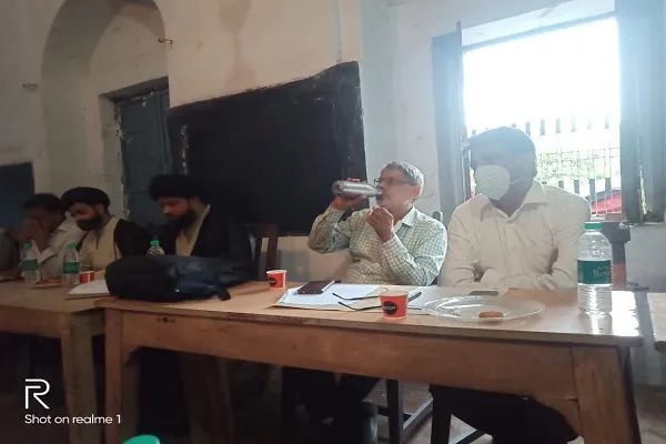 अंजुमन वजीफा ए सादात व मोमेनीन की शोअबा ए मुशावरत की बैठक