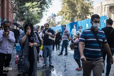 بازار تهران در روزهای آغازین موج سوم کرونا