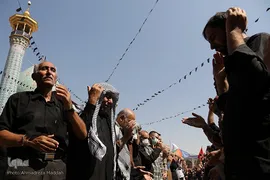 مراسم سوگواری اربعین حسینی در آستان مطهر حضرت شاهچراغ(ع) در شیراز