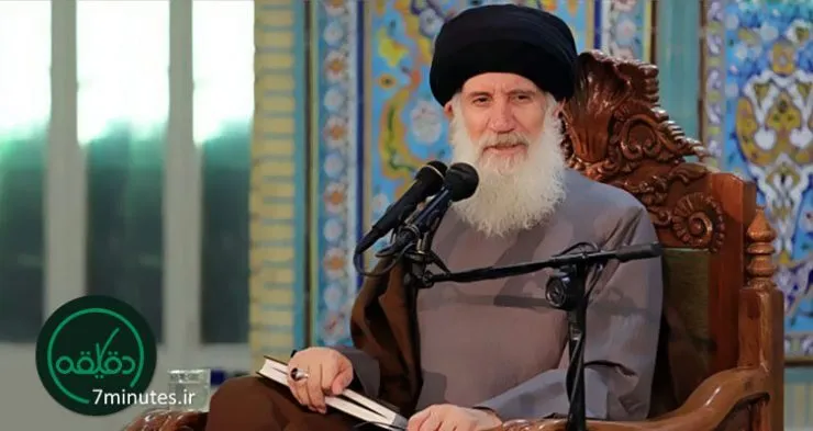 مراسم وداع با آیت‌الله فاطمی‌نیا