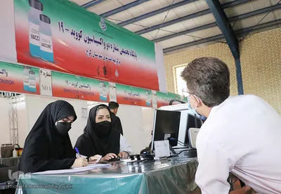 بازدید فرمانده سپاه امام حسن مجتبی(ع) البرز  از پایگاه تجمیعی واکسیناسیون کووید ۱۹‎‎