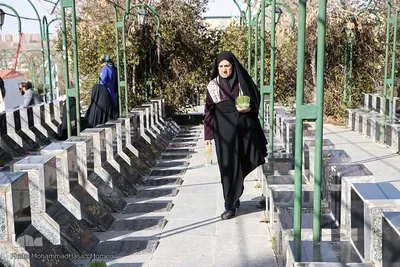 پنجشنبه آخر سال در باغ بهشت همدان‎