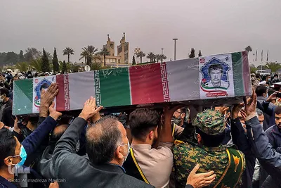 آئین استقبال از پیکر مطهر ۹ شهید دفاع مقدس در شیراز‎‎