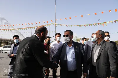 آیین رونمایی از المان و پرچم «یا مهدی (عج)» در شیراز‎‎