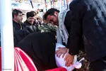 تشییع پیکر مطهر پنج شهید گمنام در تبریز‎