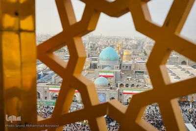 مراسم دعای عرفه در حرم مطهر رضوی
مراسم پر فیض