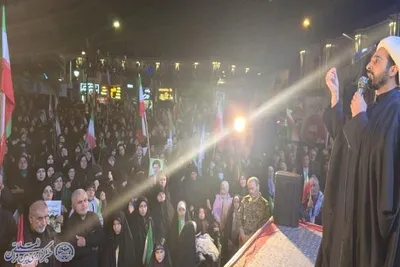 سی و پنجمین حضور مردم بابلسر‌ در میدان شهدا همگام با شهدا