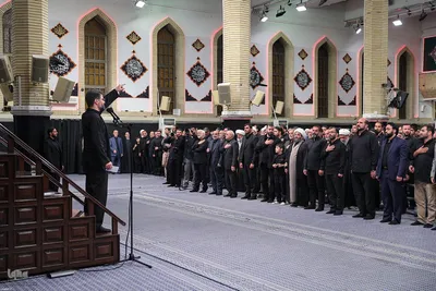 اولین شب مراسم عزاداری سید و سالار شهیدان(ع) در حسینیه امام خمینی(ره)