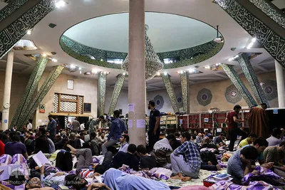 مراسم اعتکاف دانشجویی در دانشگاه تهران