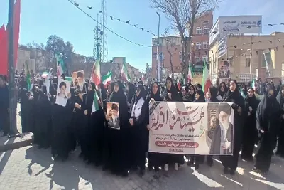 حماسه اردبیلی‌ها در سوگ رهبر شهید