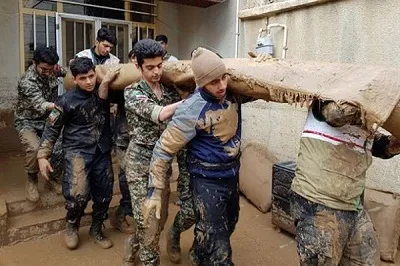 اقدامات سپاه در خدمات‌رسانی به سیل‌زدگان بلوچستان