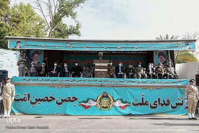 مراسم گرامیداشت روز ارتش در شیراز ‎‎