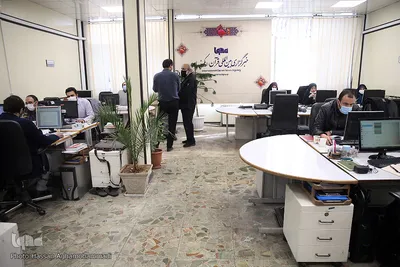 بازدید استاد مسعود نجابتی، خوشنویس و گرافیست از تحریریه ایکنا