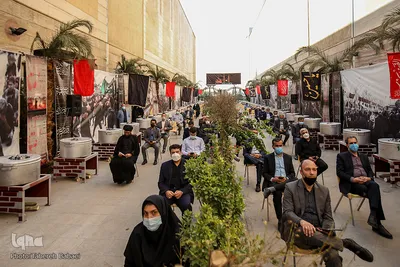 مراسم افتتاح بزرگترین موکب و خوان احسان حسینی