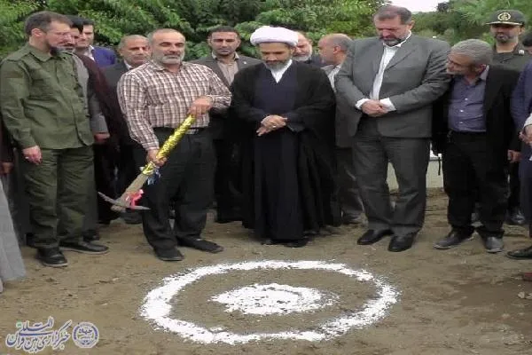 آیین کلنگ زنی احداث یادمان شهید خوشنام در فریدونکنار