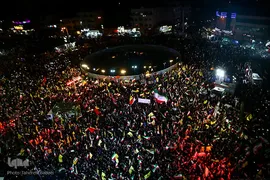 تشییع پیکر سردار شهید حاج مجید خادمی در تهران