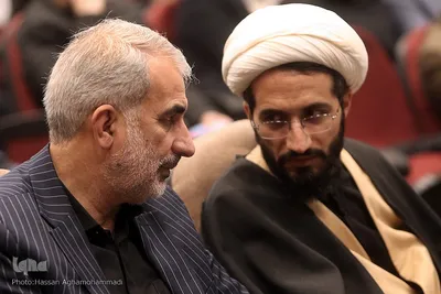  حجت‌الاسلام والمسلمین علی لطیفی، رئیس سازمان پژوهش و برنامه‌ریزی آموزشی وزارت آموزش و پرورش و یوسف نوری، وزیر آموزش و پرورش