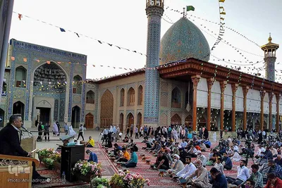 محفل انس با قرآن با تلاوت «سیدجواد حسینی»، قاری بین‌المللی کشور در شاهچراغ‎‎