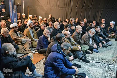 مراسم عزاداری شهادت حضرت فاطمه (س) در بیت امام جمعه تبریز
