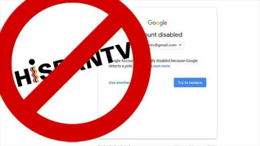 Google bloquea a HispanTV pese a sus contenidos claros en YouTube