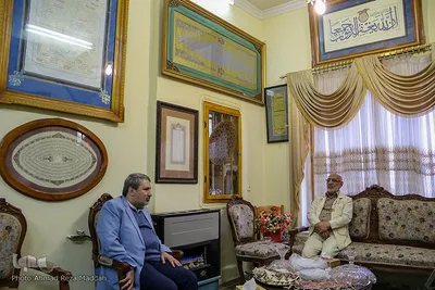 دیدار مدیرعامل قرآنی ایکنا با استاد «محمد نعمتی» کاتب قرآن