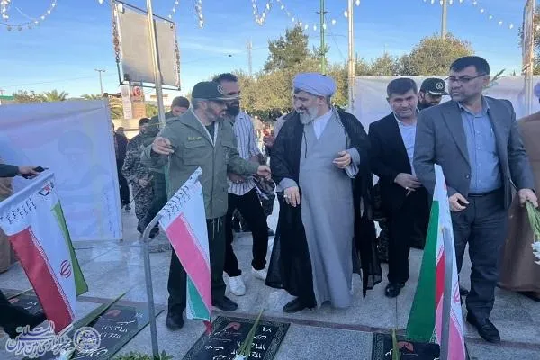آیین غبارروبی مزار شهدا در بابلسر