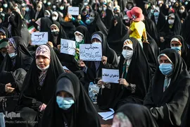اجتماع دختران انقلاب برای حمایت از حجاب