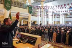 نماز ظهر عاشورا در شبستان امام خمینی(ره)‎ حرم شاهچراغ(ع)