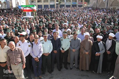 تشییع پیکر شهید «قربانعلی امیدی»