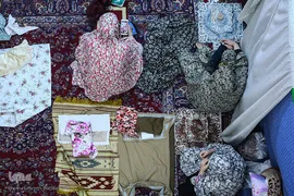مراسم اعتکاف بانوان در مسجد باغستانی
