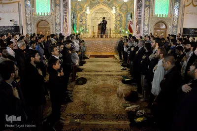 حرم کریمه ی اهل بیت در شب وفات حضرت ام البنین
