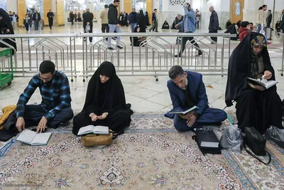 قرائت زیارت جامعه کبیره در حرم حضرت معصومه(س)