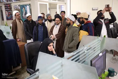 بازدید تعدادی از حافظان قرآن هندی از ایکنا 